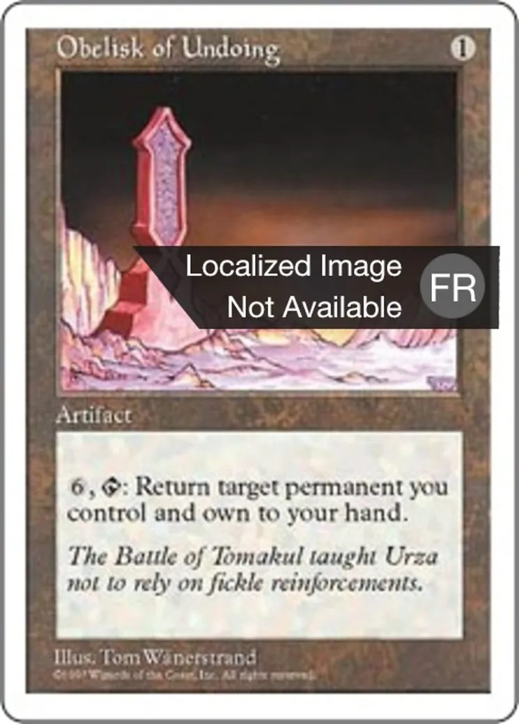 Obélisque d'annulation — Fifth Edition — Magic: The Gathering