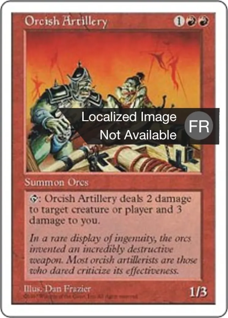 Artillerie orque — Fifth Edition — Magic: The Gathering