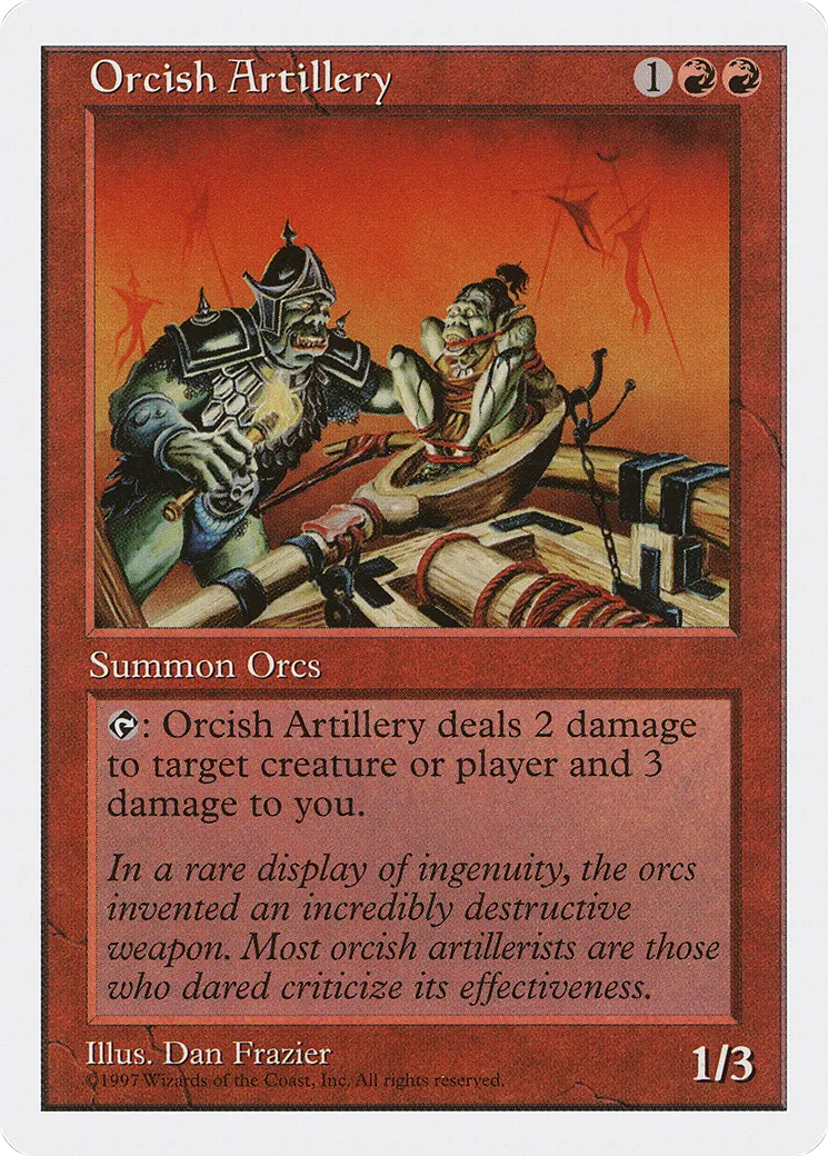 Artillerie orque — Fifth Edition — Magic: The Gathering