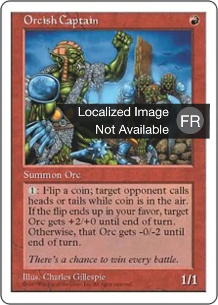 Capitaine orque — Fifth Edition — Magic: The Gathering