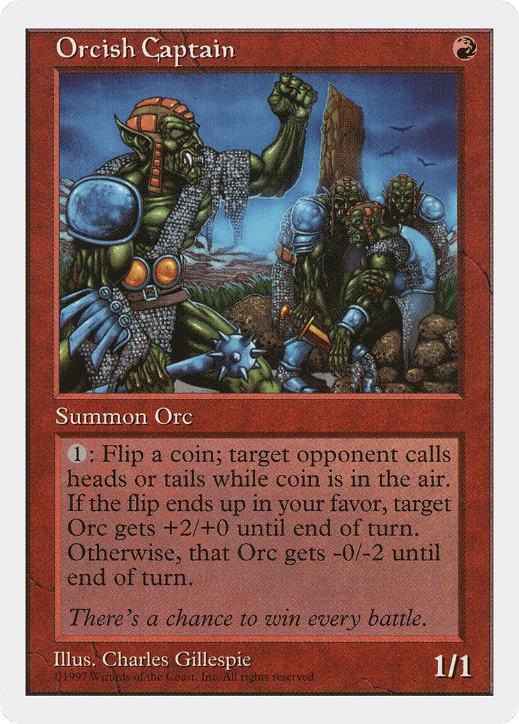 Capitaine orque — Fifth Edition — Magic: The Gathering