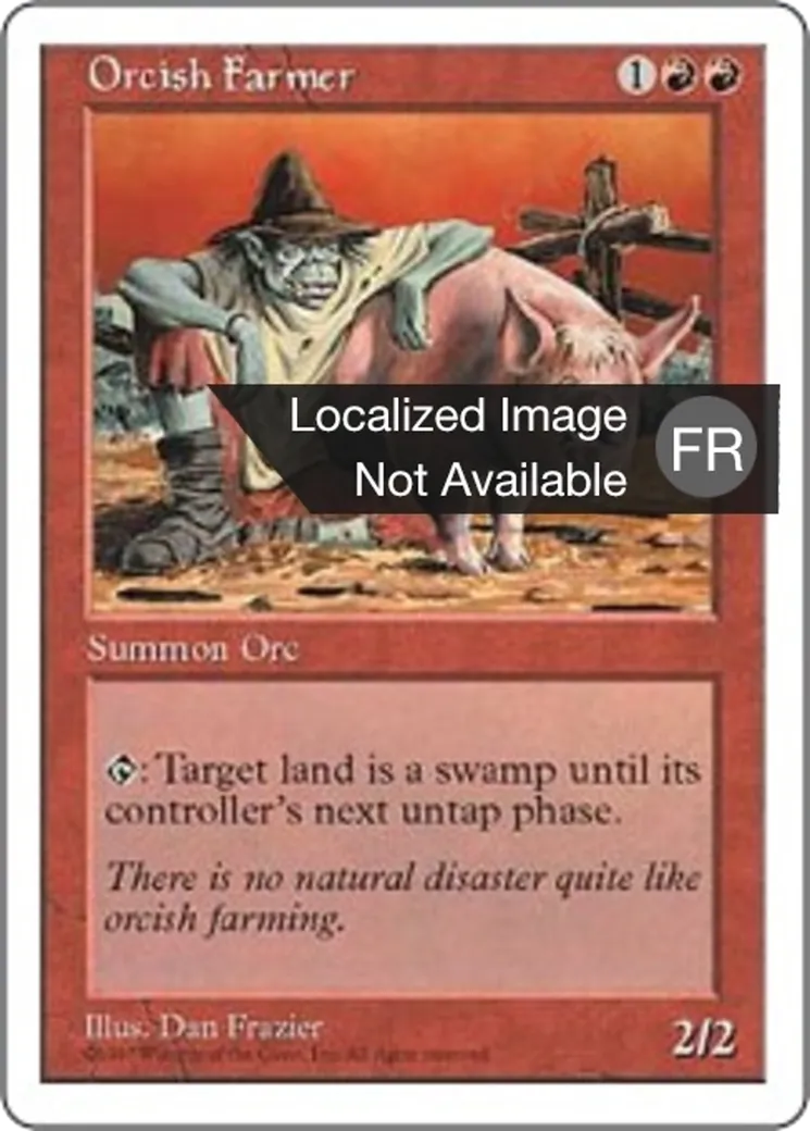Fermier orque — Fifth Edition — Magic: The Gathering