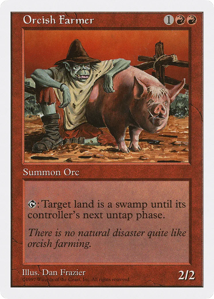 Fermier orque — Fifth Edition — Magic: The Gathering