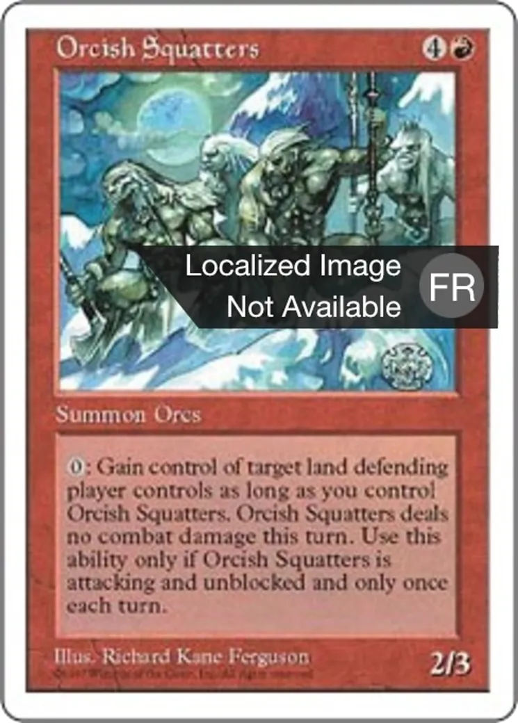 Squatters orques — Fifth Edition — Magic: The Gathering