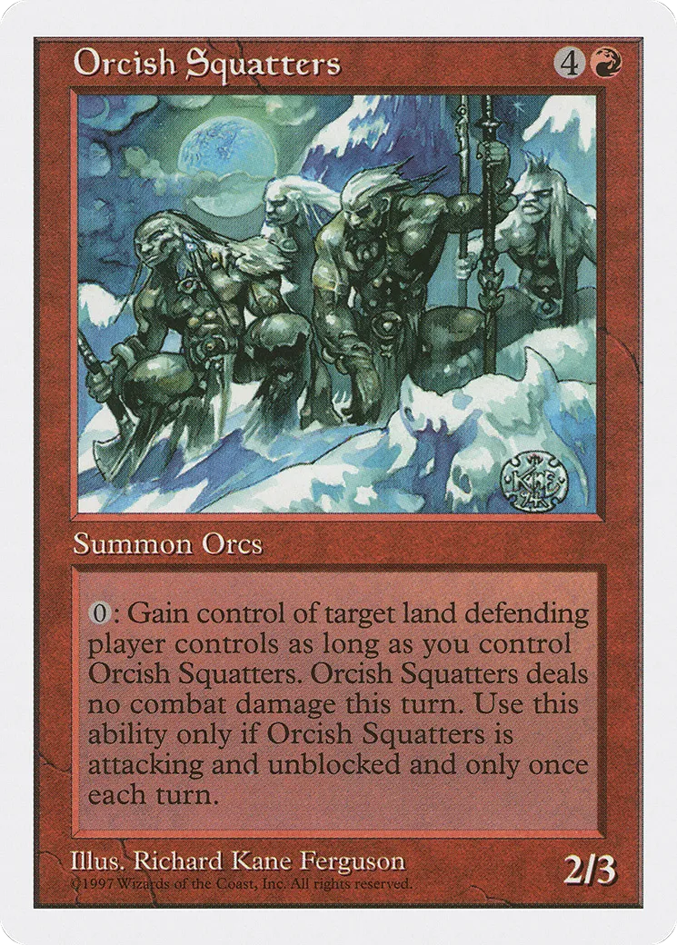 Orcish Squatters — Fifth Edition — Magic: The Gathering