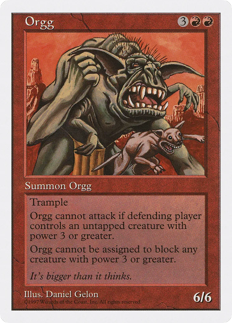 Orgg — Fifth Edition — Magic: The Gathering