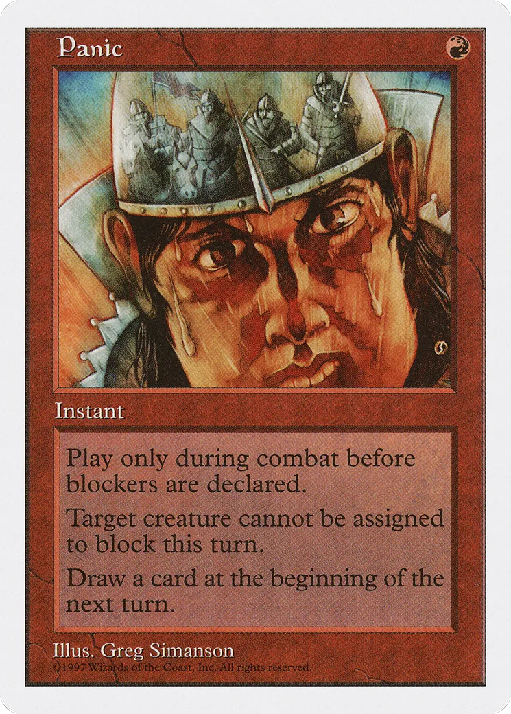 Panique — Fifth Edition — Magic: The Gathering