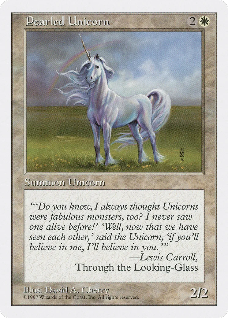 Licorne nacrée — Fifth Edition — Magic: The Gathering