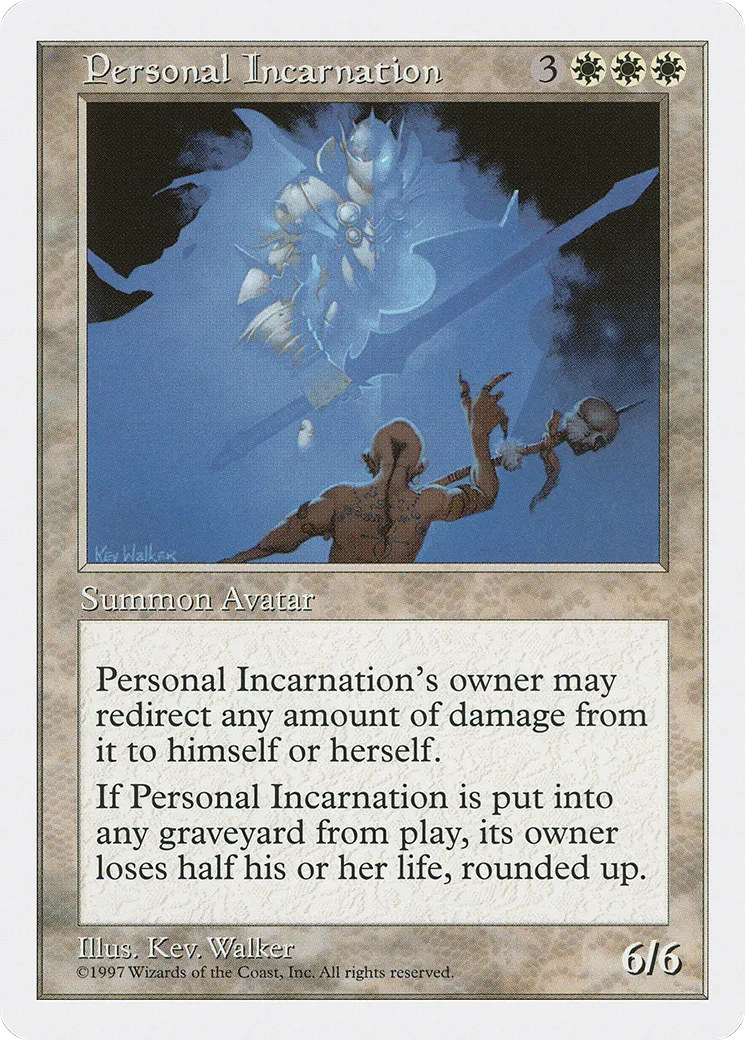 Personal Incarnation — Fifth Edition — Magic: The Gathering