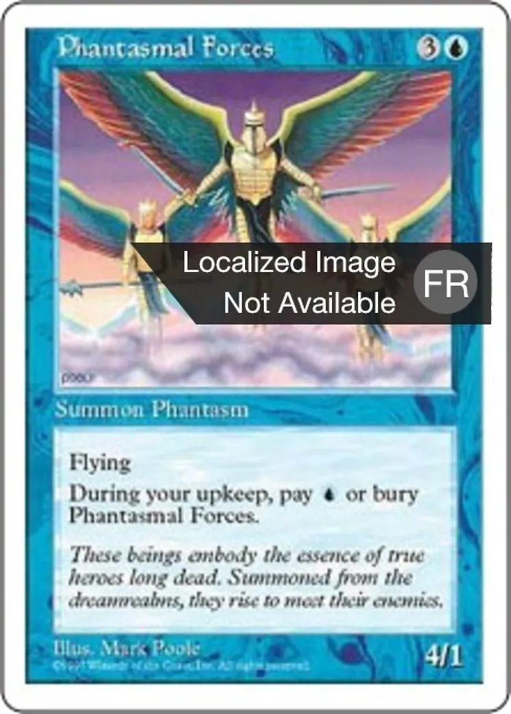 Forces phantasmatiques from Fifth Edition - Magic: The Gathering