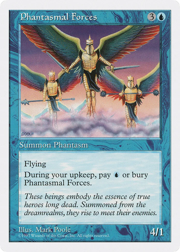 Forces phantasmatiques — Fifth Edition — Magic: The Gathering