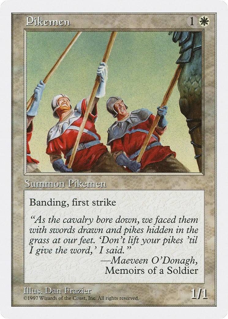 Pikemen — Fifth Edition — Magic: The Gathering