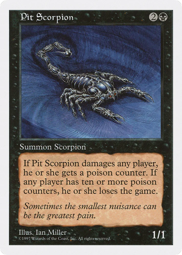 Pit Scorpion — Fifth Edition — Magic: The Gathering