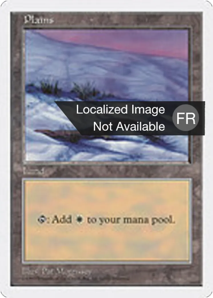 Plaine from Fifth Edition - Magic: The Gathering