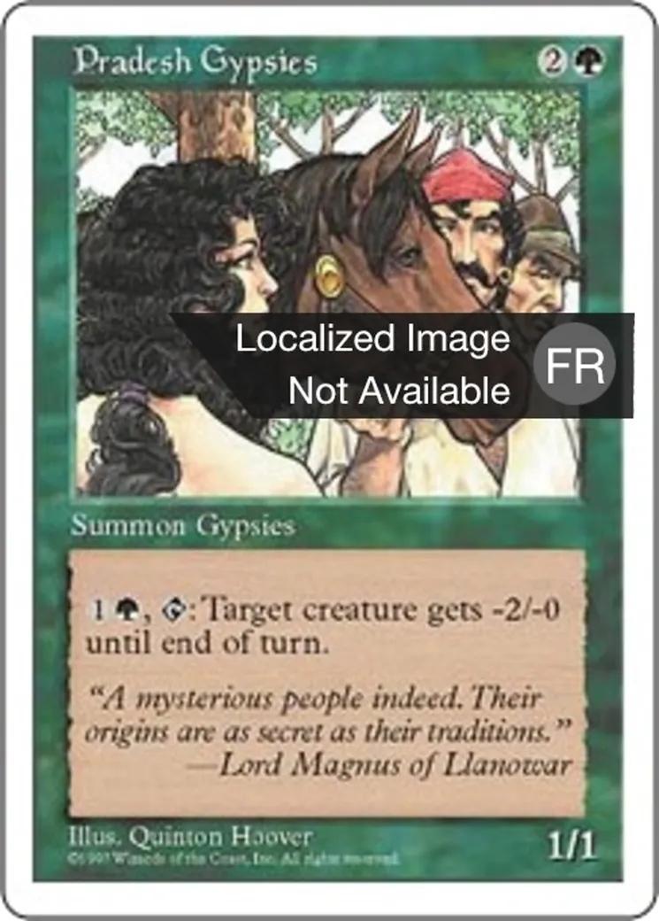 Bohémiens pradeshi — Fifth Edition — Magic: The Gathering