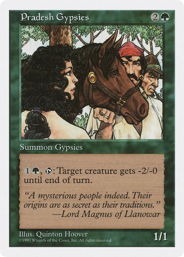 Bohémiens pradeshi — Fifth Edition — Magic: The Gathering