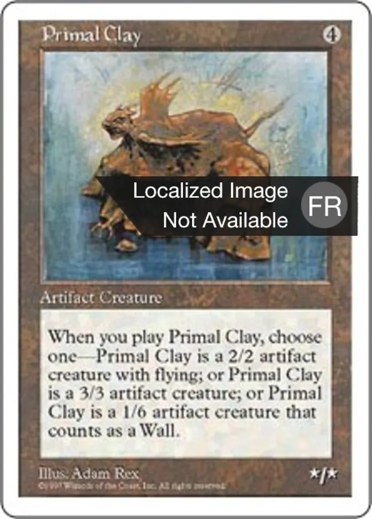 Argile primordiale — Fifth Edition — Magic: The Gathering
