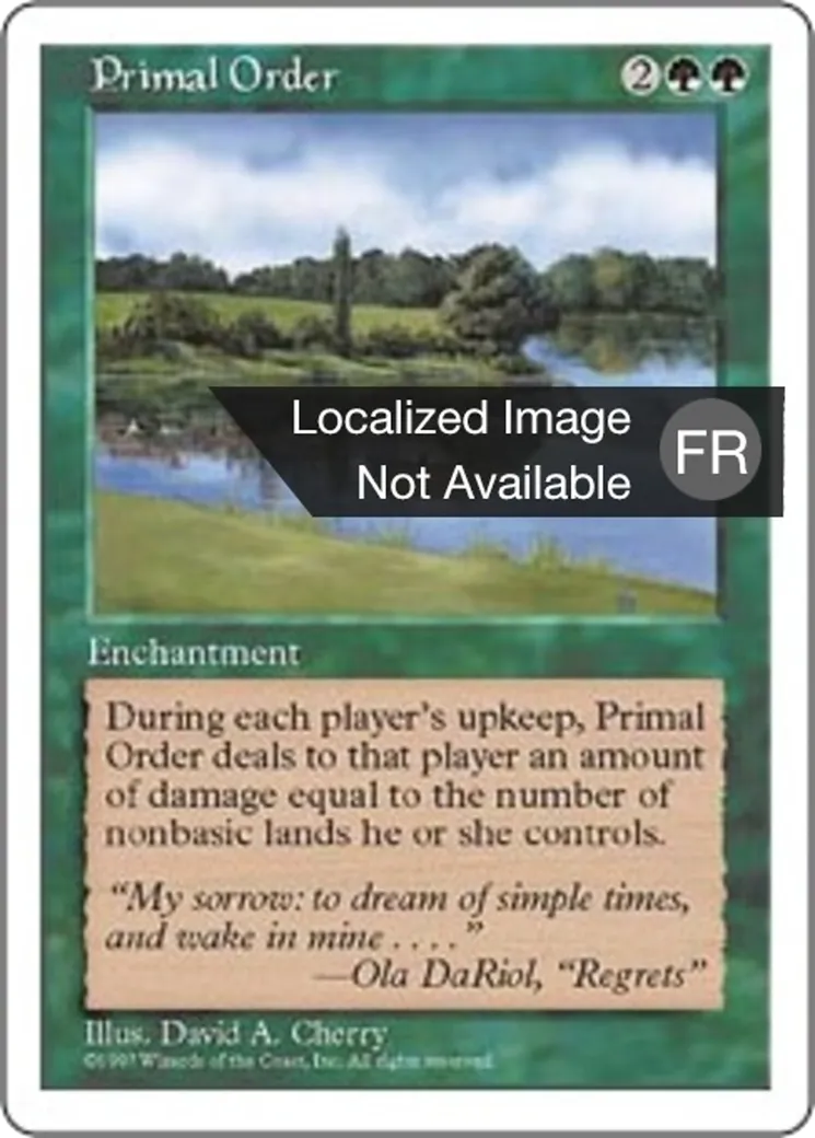 Ordre primordial — Fifth Edition — Magic: The Gathering