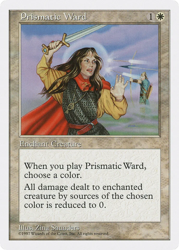 Prismatic Ward — Fifth Edition — Magic: The Gathering
