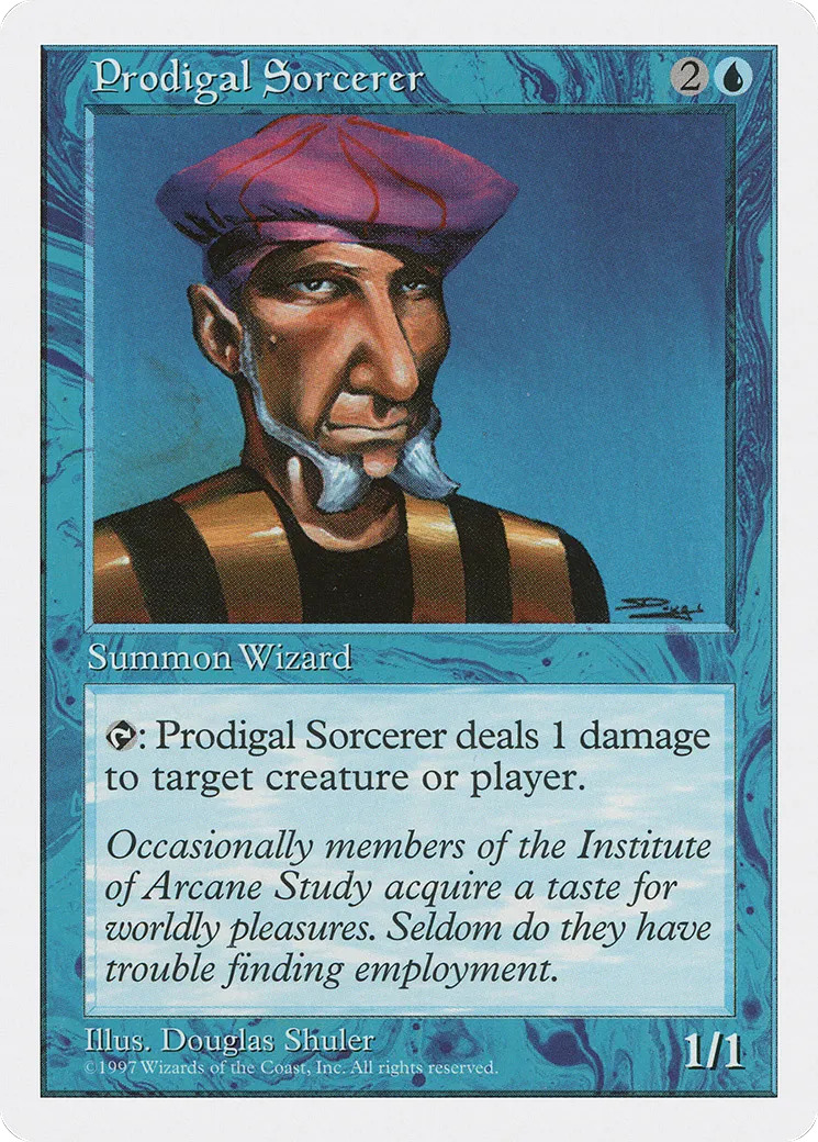 Prodigal Sorcerer — Fifth Edition — Magic: The Gathering