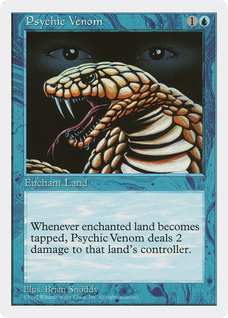 Venin psychique — Fifth Edition — Magic: The Gathering