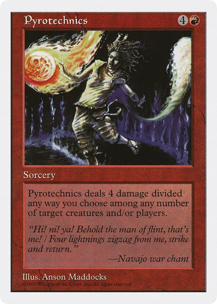 Pyrotechnie — Fifth Edition — Magic: The Gathering