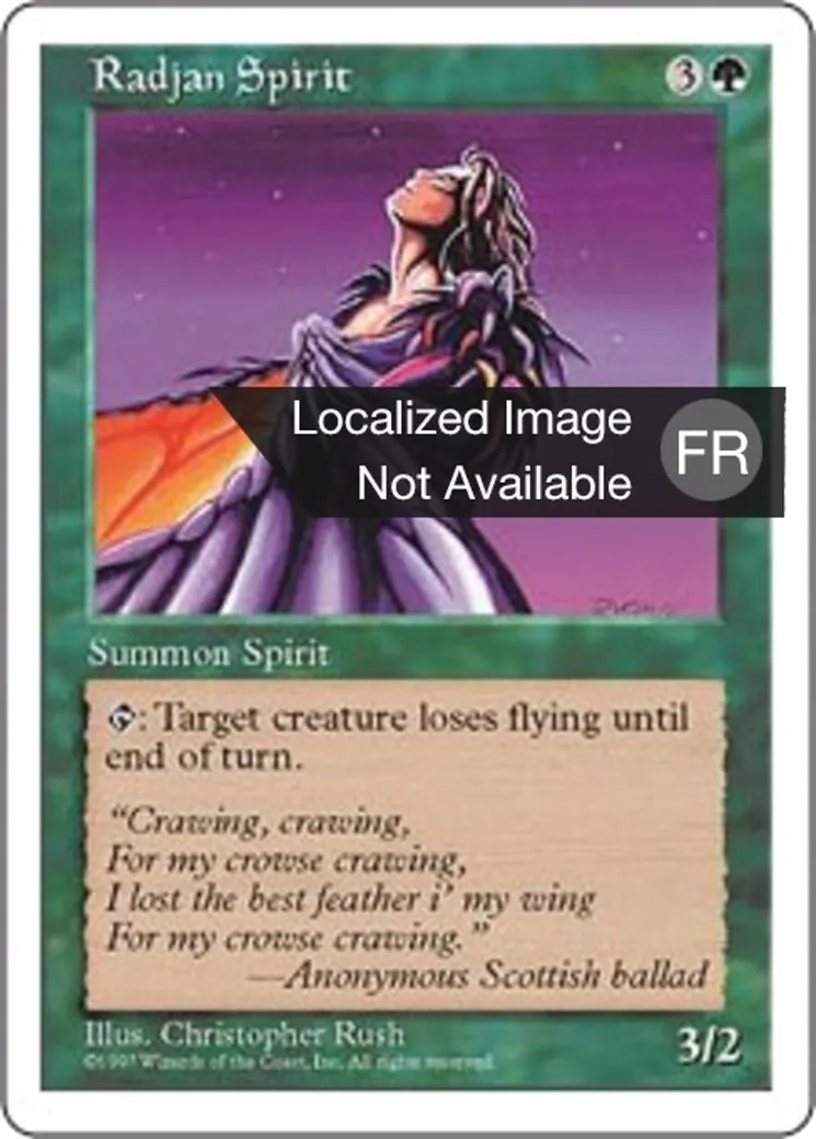 Esprit radjane — Fifth Edition — Magic: The Gathering