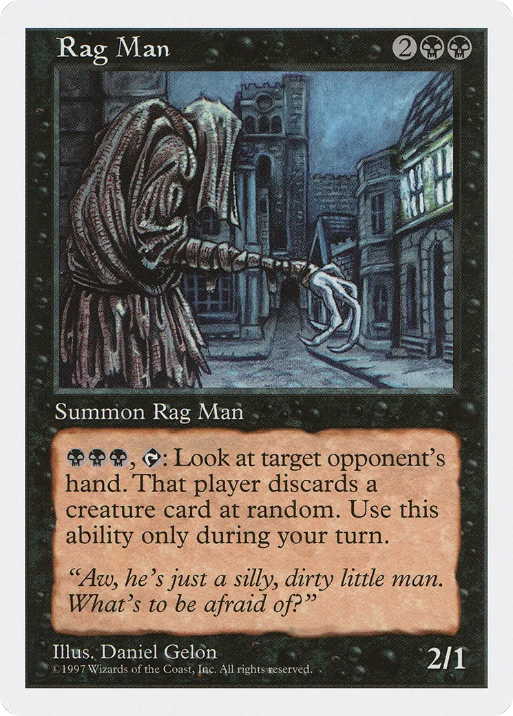 Rag Man from Fifth Edition - Magic: The Gathering