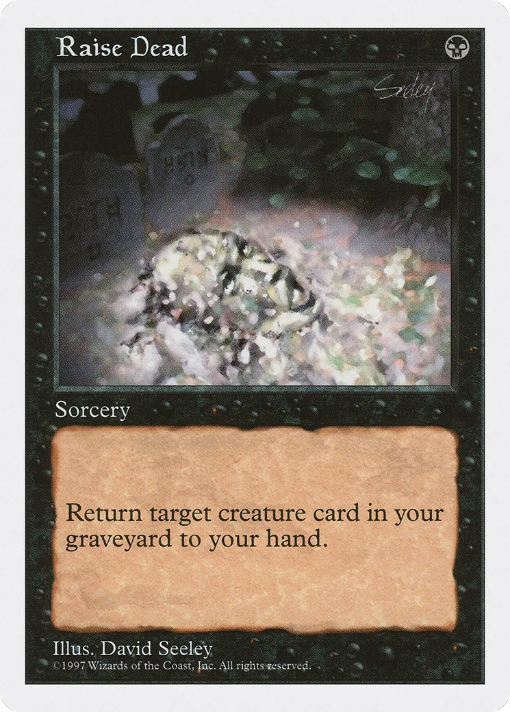 Raise Dead — Fifth Edition — Magic: The Gathering