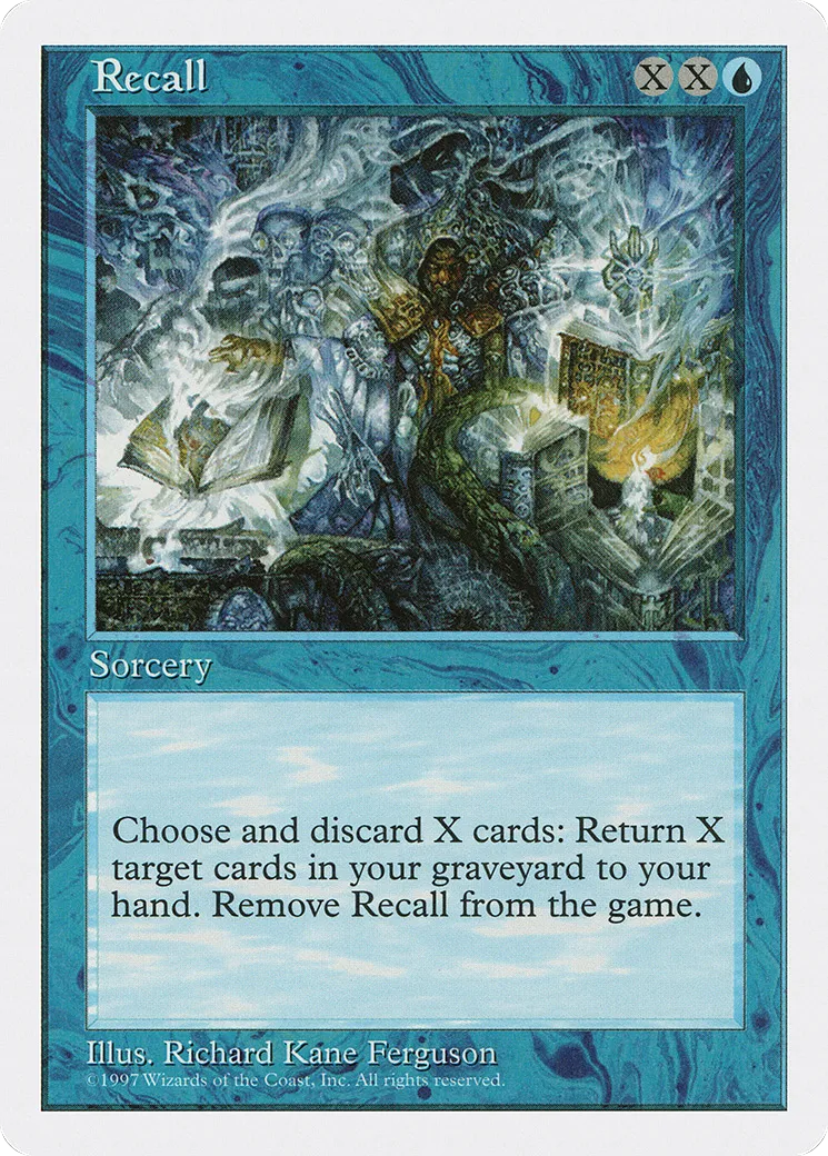 Recall — Fifth Edition — Magic: The Gathering