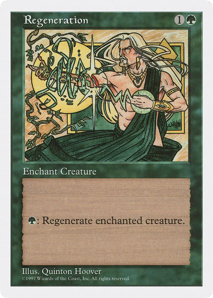 Régénération — Fifth Edition — Magic: The Gathering