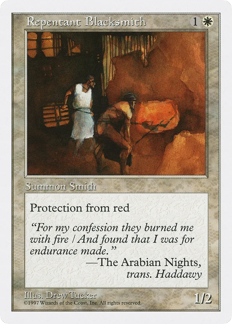 Repentant Blacksmith — Fifth Edition — Magic: The Gathering