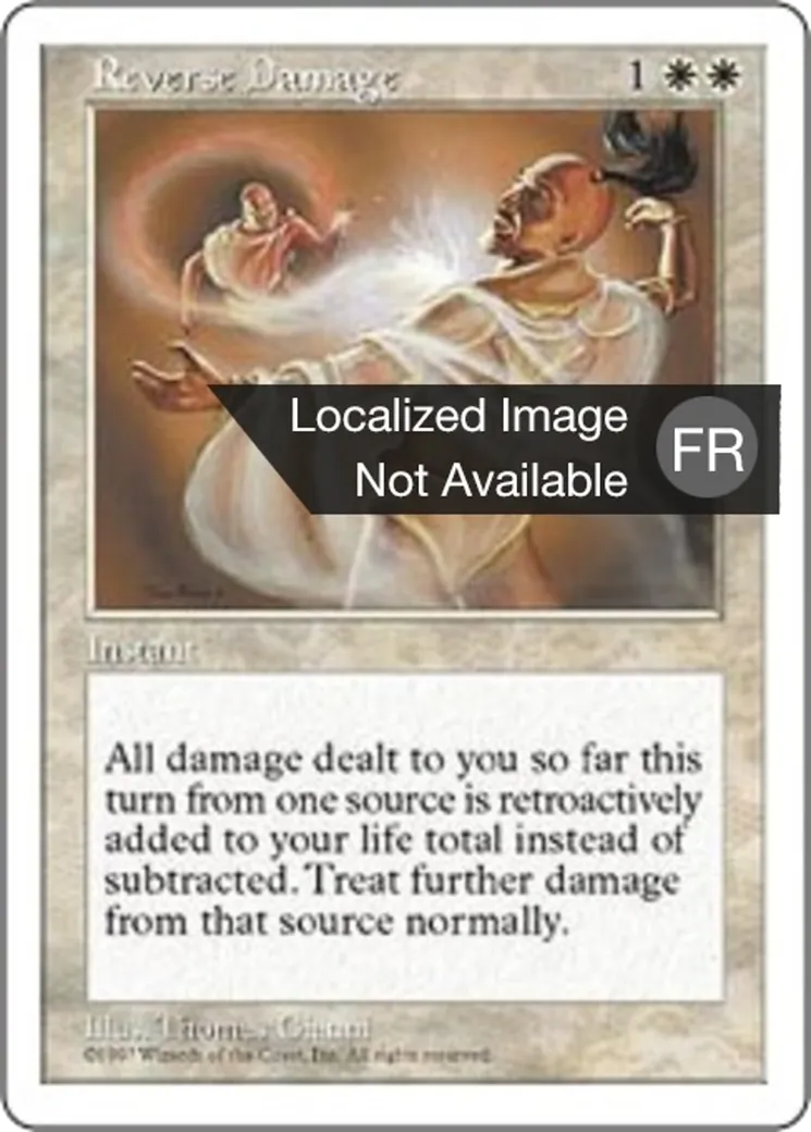 Inversion des dégâts — Fifth Edition — Magic: The Gathering