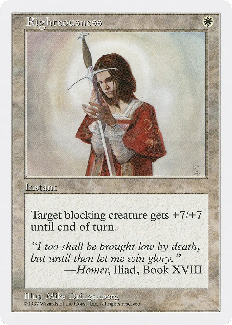 Droiture — Fifth Edition — Magic: The Gathering