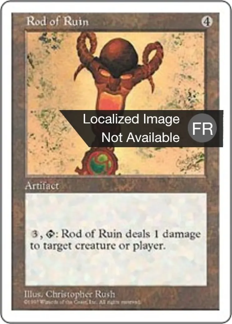 Baguette de ruine — Fifth Edition — Magic: The Gathering