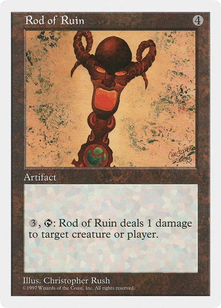 Rod of Ruin — Fifth Edition — Magic: The Gathering
