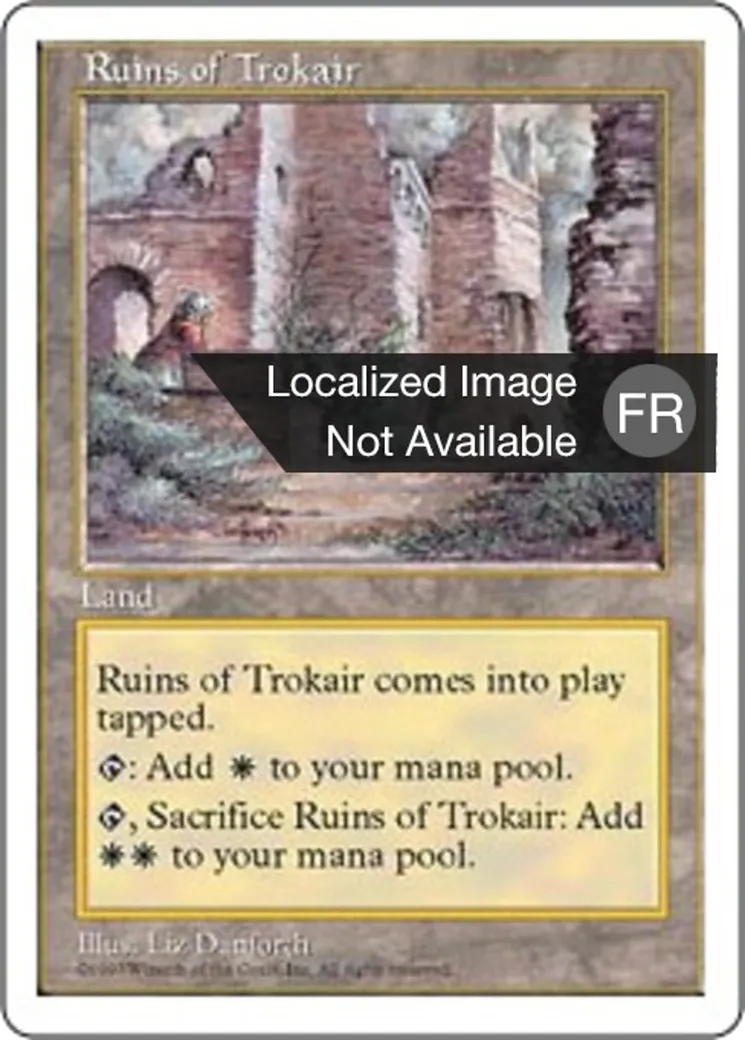 Ruines de Trokair — Fifth Edition — Magic: The Gathering