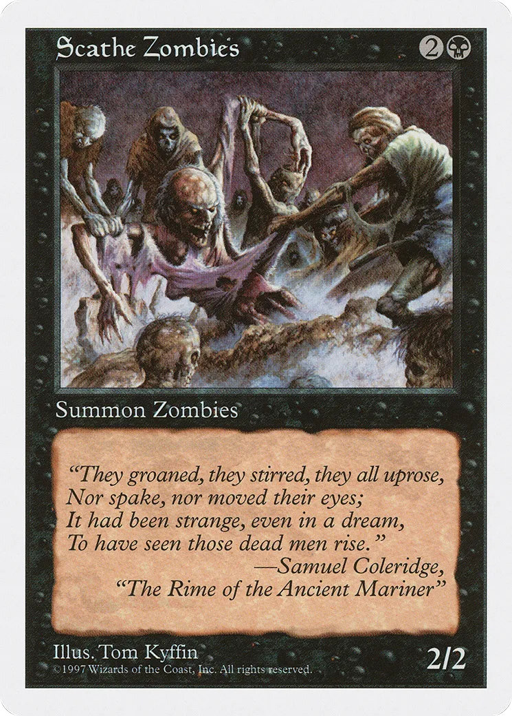 Scathe Zombies — Fifth Edition — Magic: The Gathering