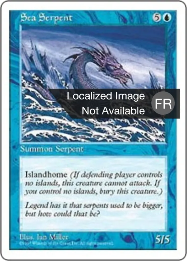 Grand serpent de mer — Fifth Edition — Magic: The Gathering