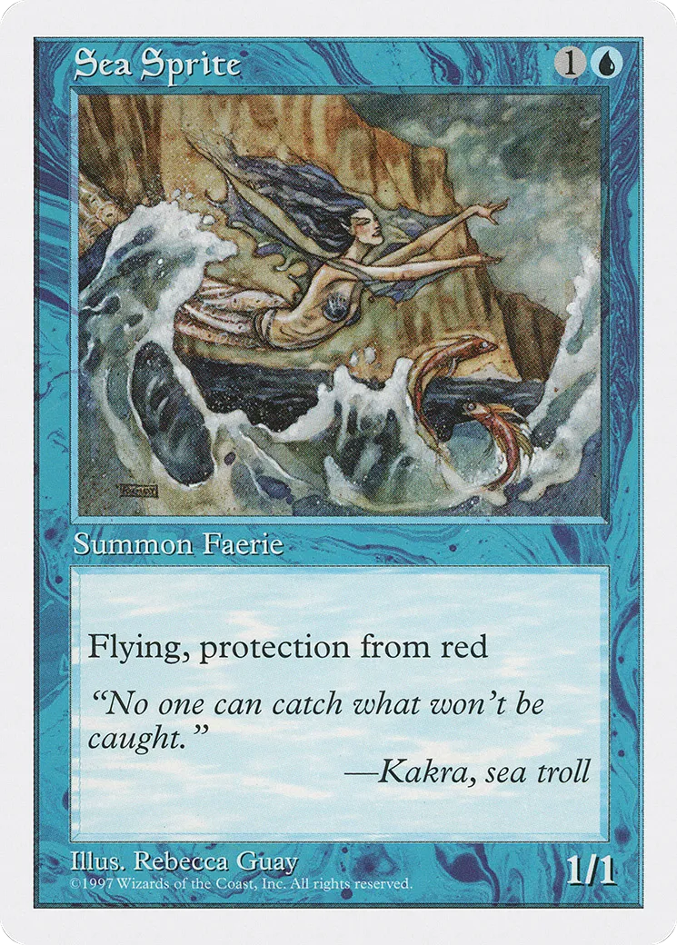 Sea Sprite — Fifth Edition — Magic: The Gathering