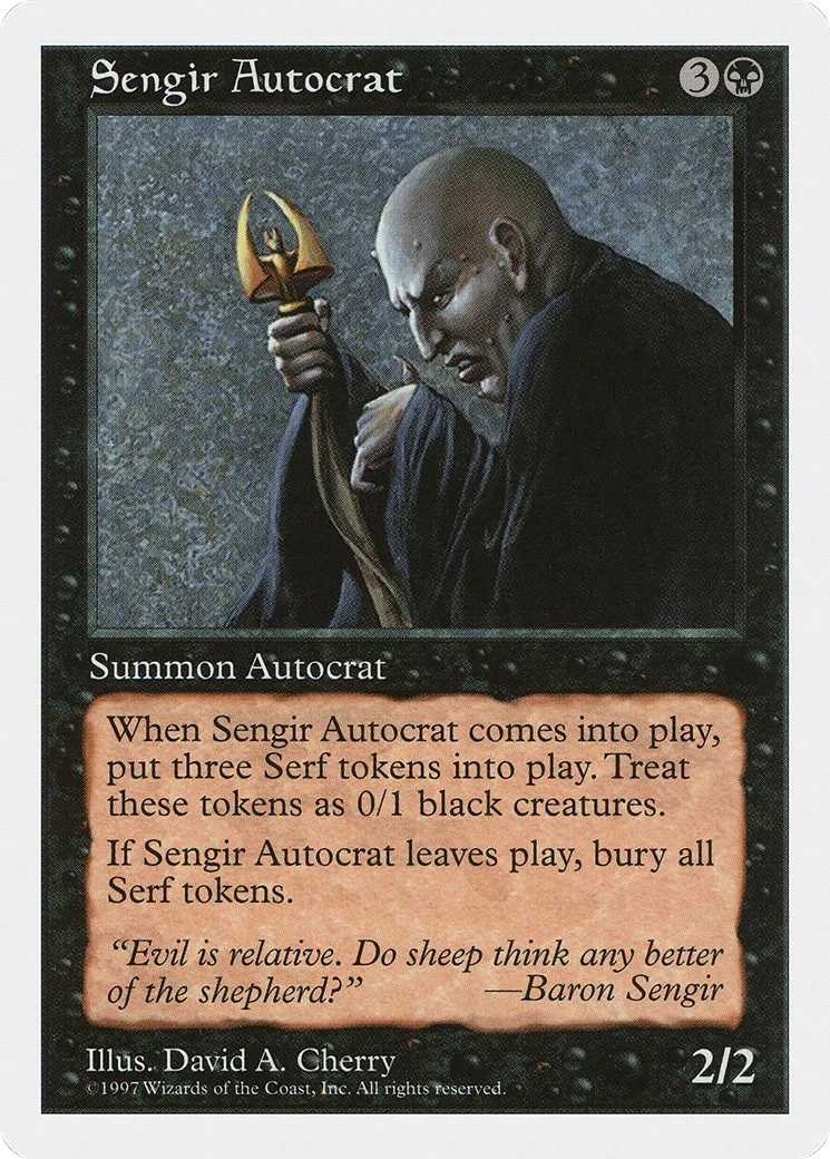 Sengir Autocrat — Fifth Edition — Magic: The Gathering