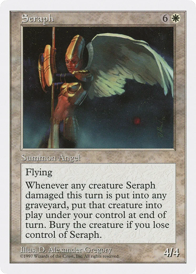 Seraph — Fifth Edition — Magic: The Gathering