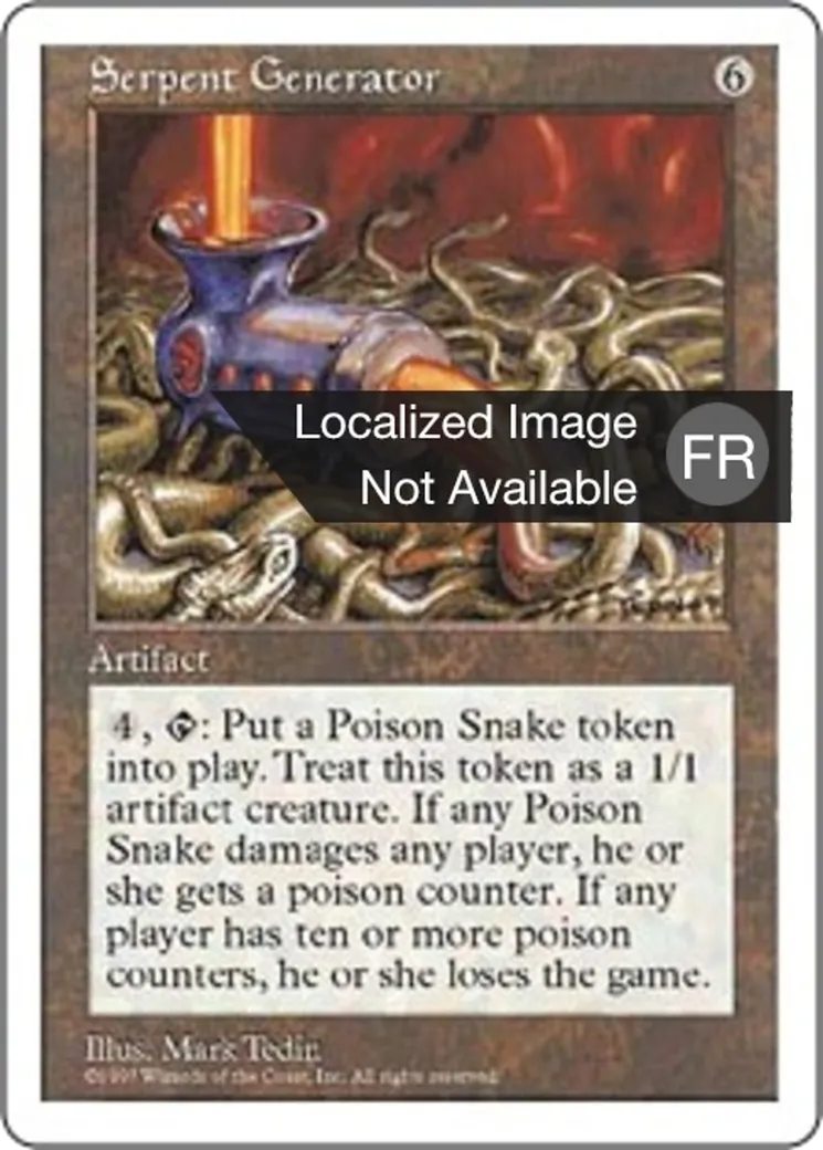 Générateur de serpents — Fifth Edition — Magic: The Gathering