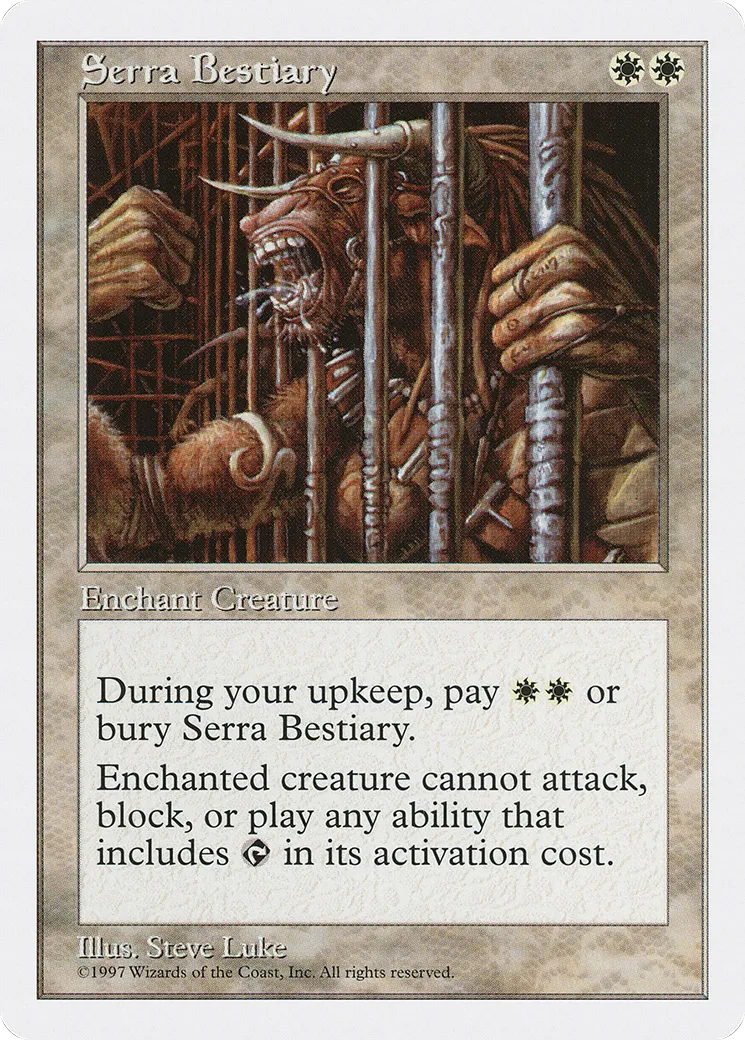 Serra Bestiary — Fifth Edition — Magic: The Gathering