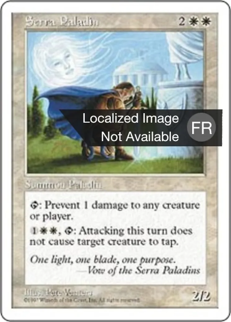 Paladin de Serra — Fifth Edition — Magic: The Gathering