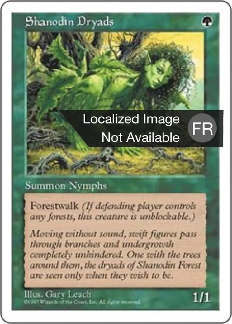 Dryades de Shanod — Fifth Edition — Magic: The Gathering