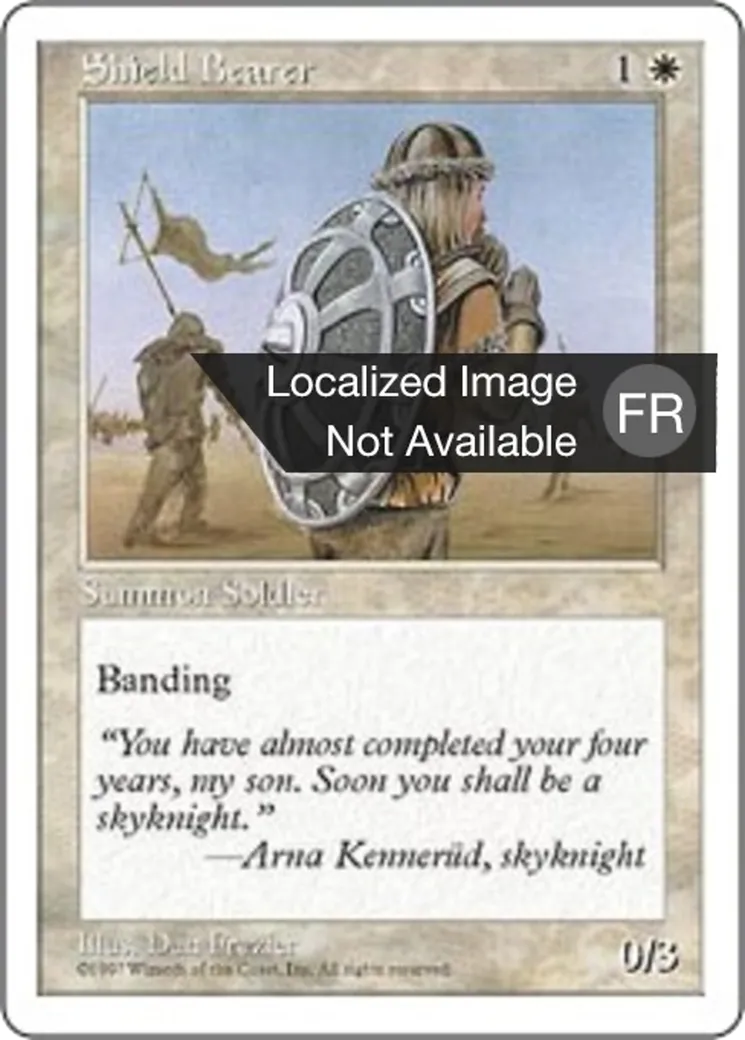Porteur de bouclier — Fifth Edition — Magic: The Gathering