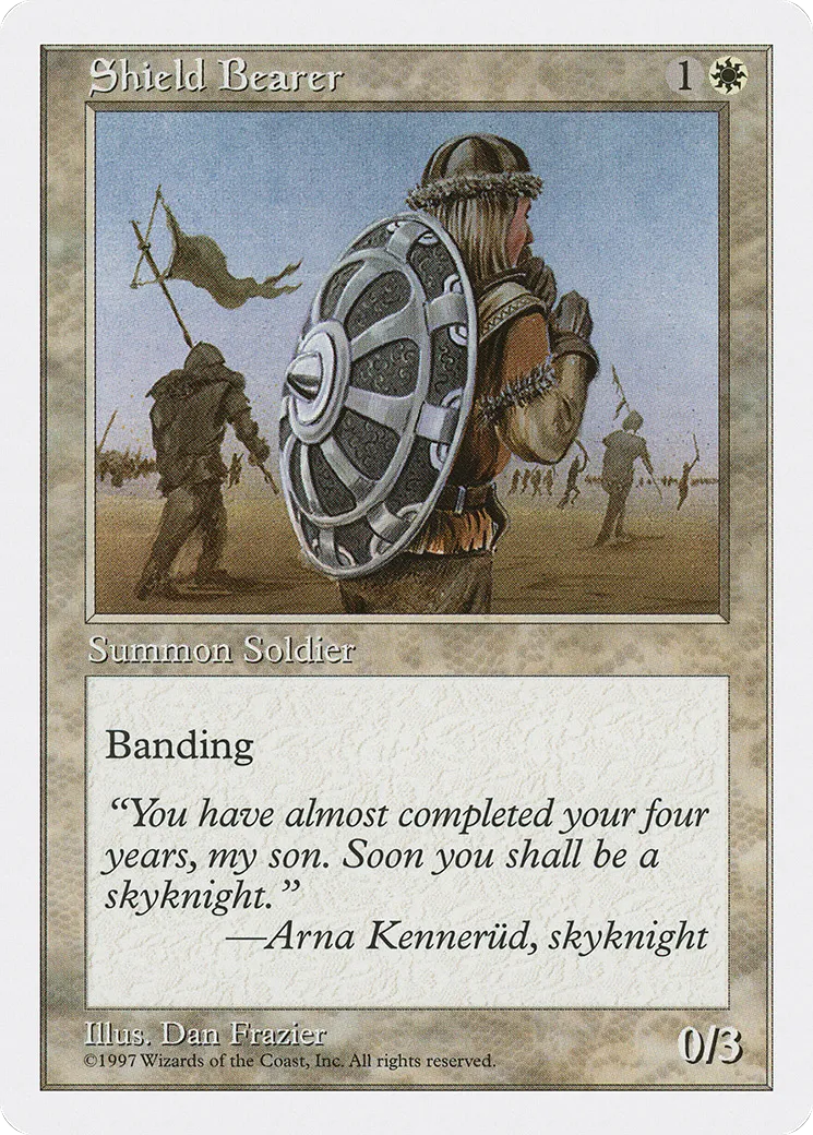 Porteur de bouclier — Fifth Edition — Magic: The Gathering
