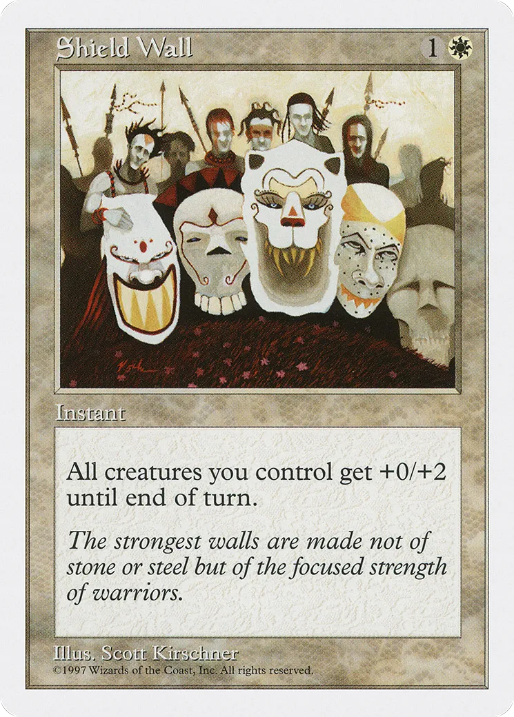 Shield Wall — Fifth Edition — Magic: The Gathering