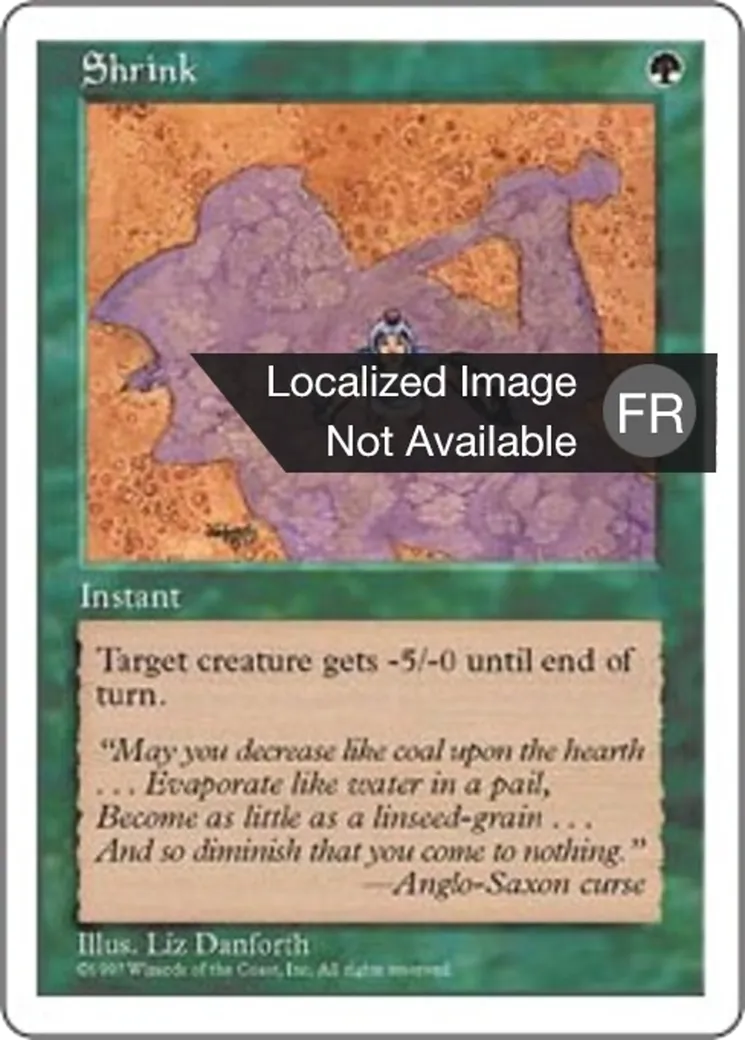 Rétrécissement — Fifth Edition — Magic: The Gathering